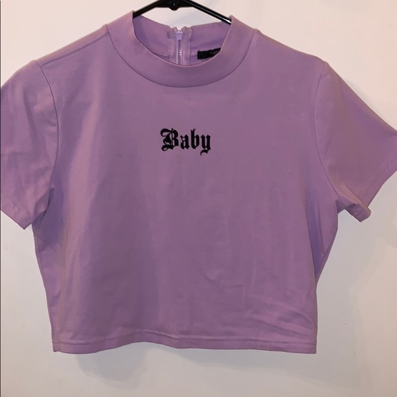 baby purple shirt